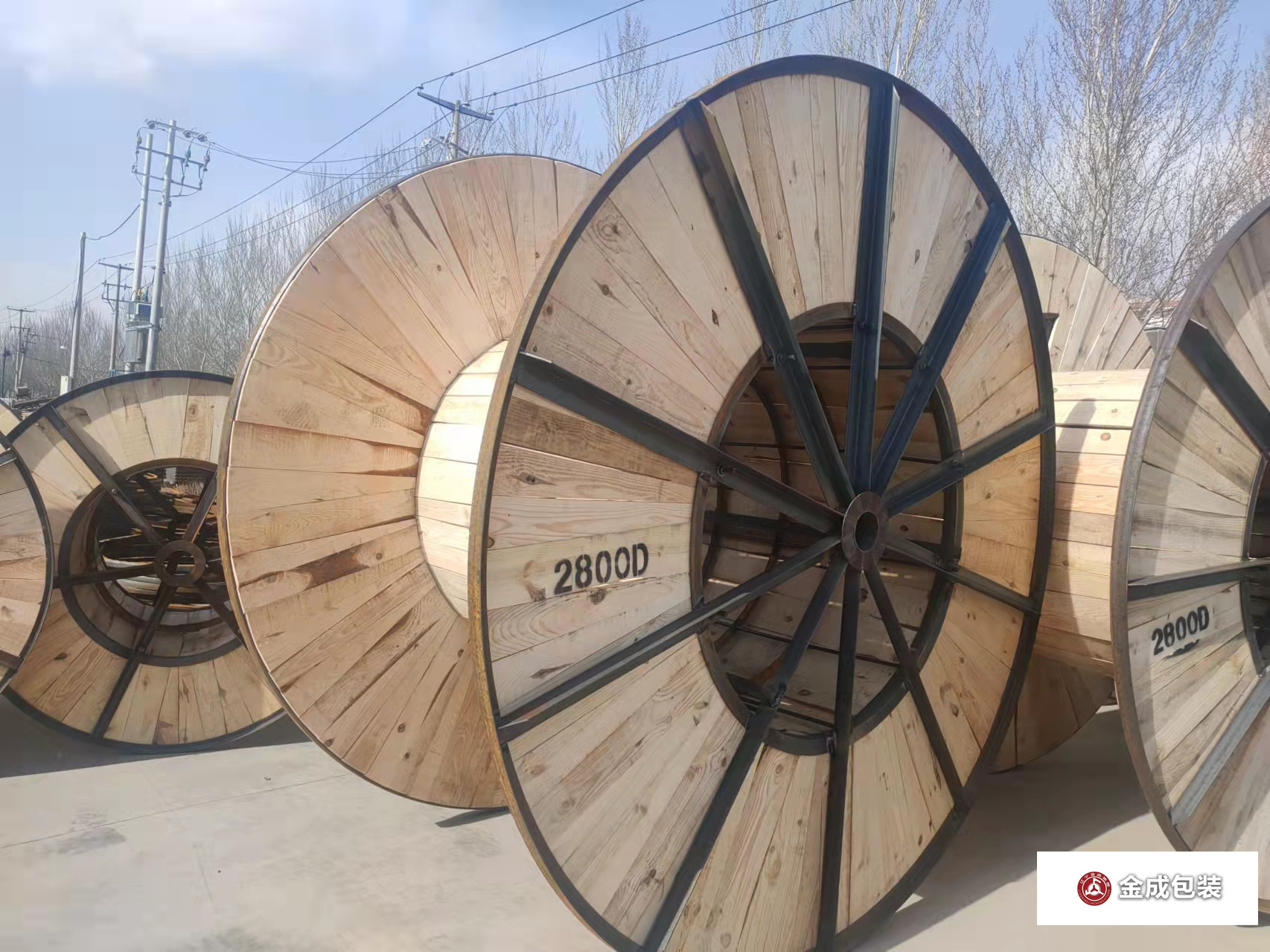 鐵木(mù)電纜盤(pán)3