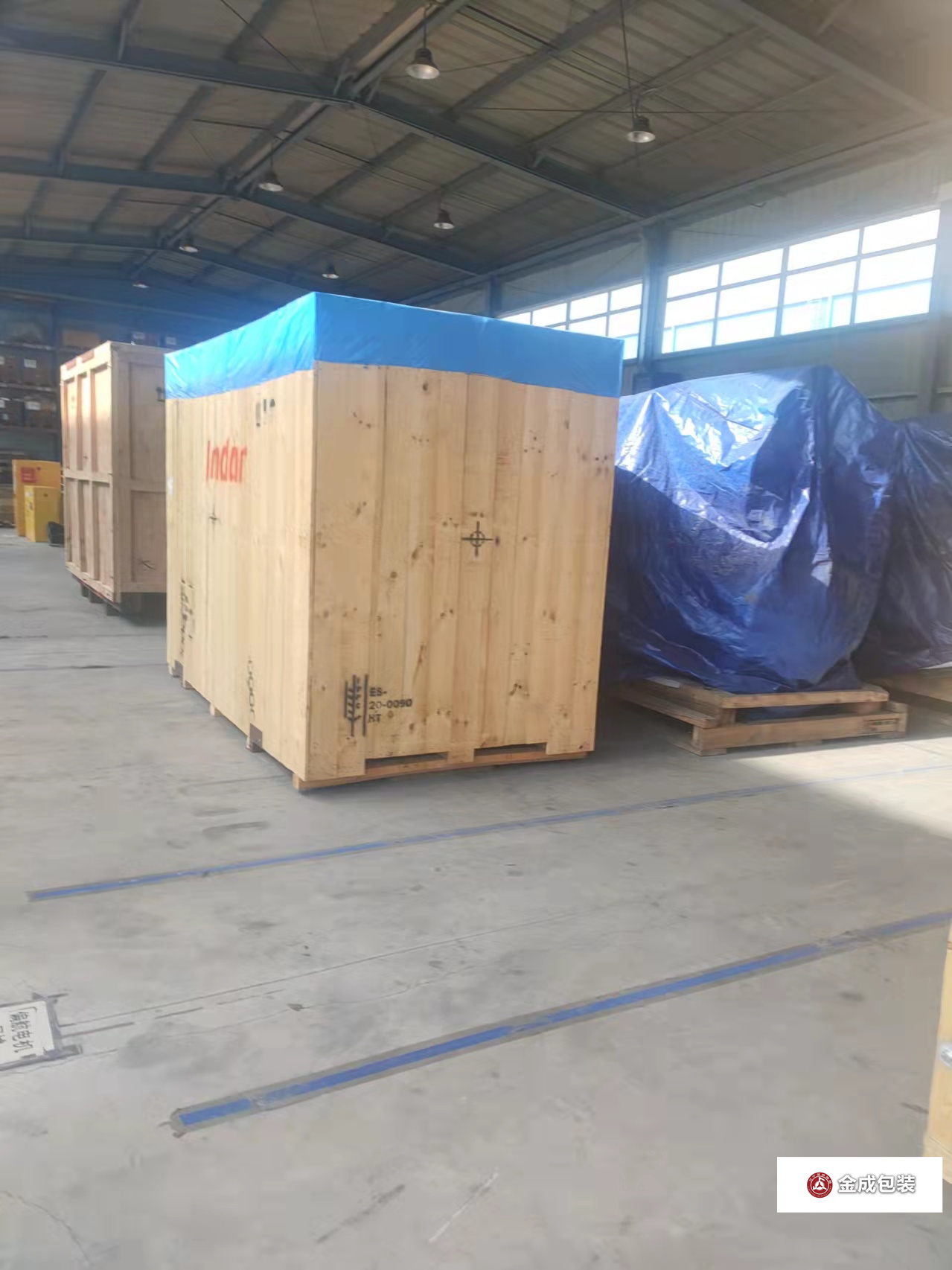 熏(xūn)蒸熱處理(li)木箱